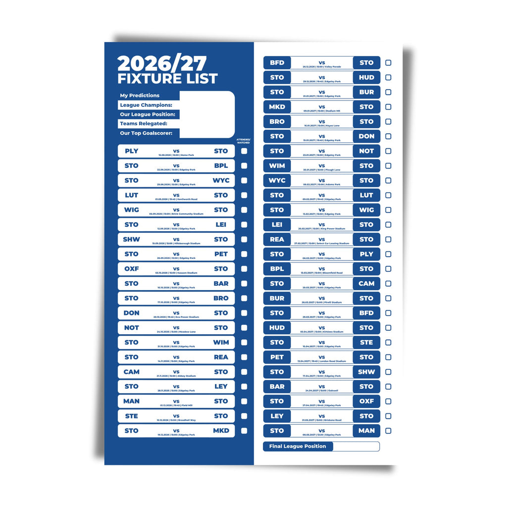 Stockport County — Unframed Mockup