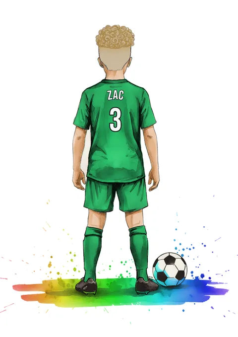 Green kit, rainbow splash example: ZAC #3